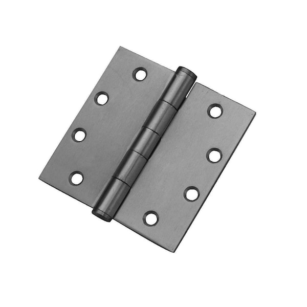 Heat Wave PB74545-633 4.5 x 4.5 in. Brushed Brass Plain Bearing Hinge - Brushed Brass - 4.5in. x 4.5in. HE3288530 - main